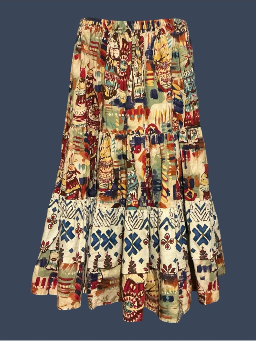 Vintage Fashion Magic by Fendler Full Tiered Skirt Made in USA